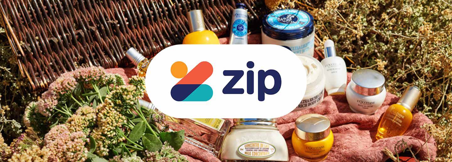 L'Occitane best sellers image with Zippay logo